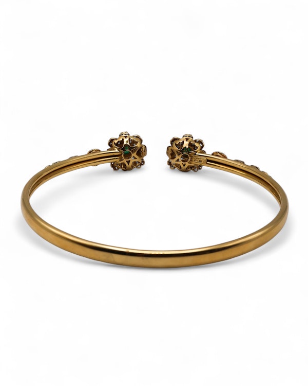 Lalaounis Vintage Emerald Sapphire Torque at Deco&Vintage Ltd - image 3