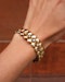 Cartier Diamond Two-Sided 18ct Yellow and White Gold Bracelet at Deco&Vintage Ltd - image 2