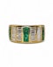 Lovely and Stylish Emerald Diamond Ring at Deco&Vintage Ltd - image 4
