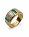 Lovely and Stylish Emerald Diamond Ring at Deco&Vintage Ltd - image 3