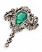 6.03ct Colombian Emerald and Diamond Brooch at Deco&Vintage Ltd - image 4