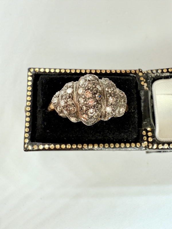 Gold & Silver, Diamond Ring. - image 7
