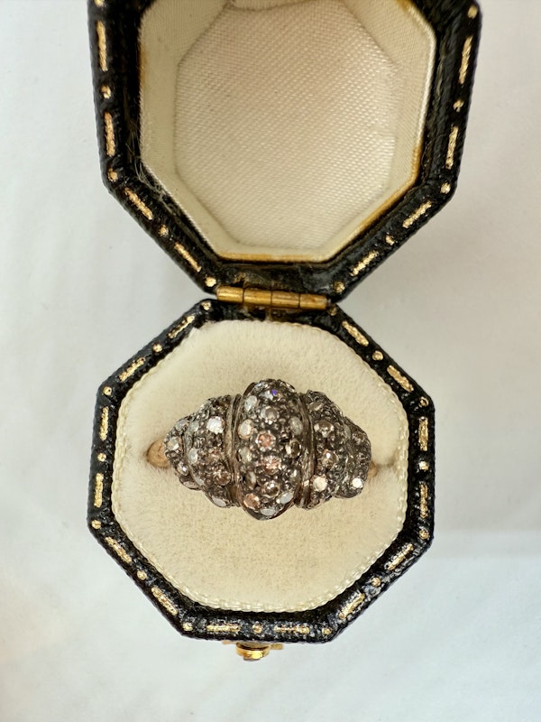Gold & Silver, Diamond Ring. - image 6