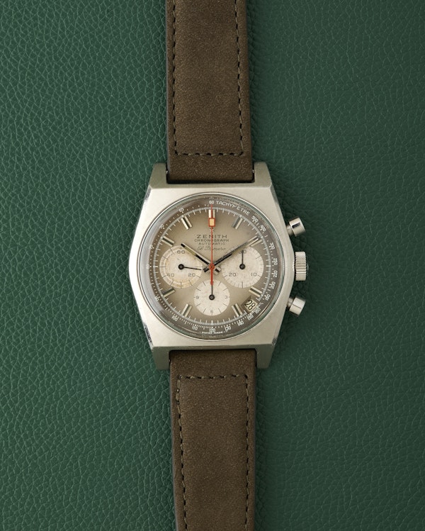 Zenith A385 Vintage Fume Dial El Primero Chronograph - image 1
