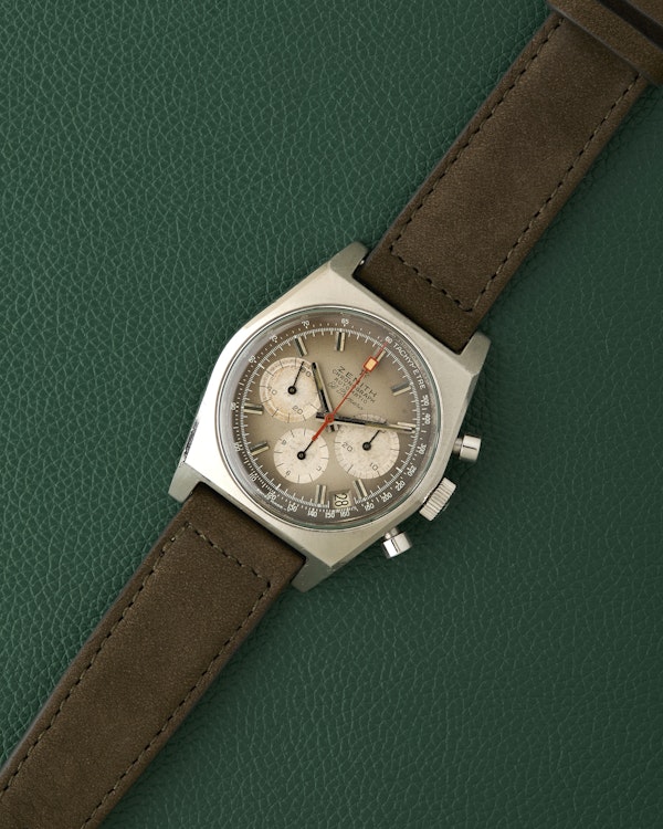 Zenith A385 Vintage Fume Dial El Primero Chronograph - image 3