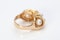 Bjorn Weckstrom gold & pearl ring "Dew Drops" - image 3