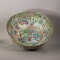 Massive Canton famille rose bowl Daoguang(1821-1850) decorated inside and out with various figurative scenes - image 8