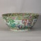 Massive Canton famille rose bowl Daoguang(1821-1850) decorated inside and out with various figurative scenes - image 7
