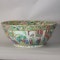 Massive Canton famille rose bowl Daoguang(1821-1850) decorated inside and out with various figurative scenes - image 5