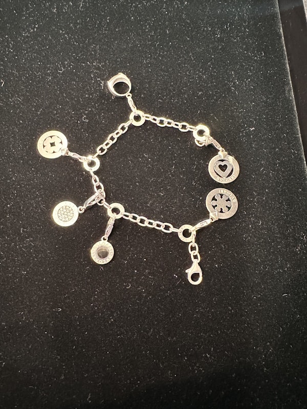 Bvlgari diamond 6 charm! bracelet - image 3