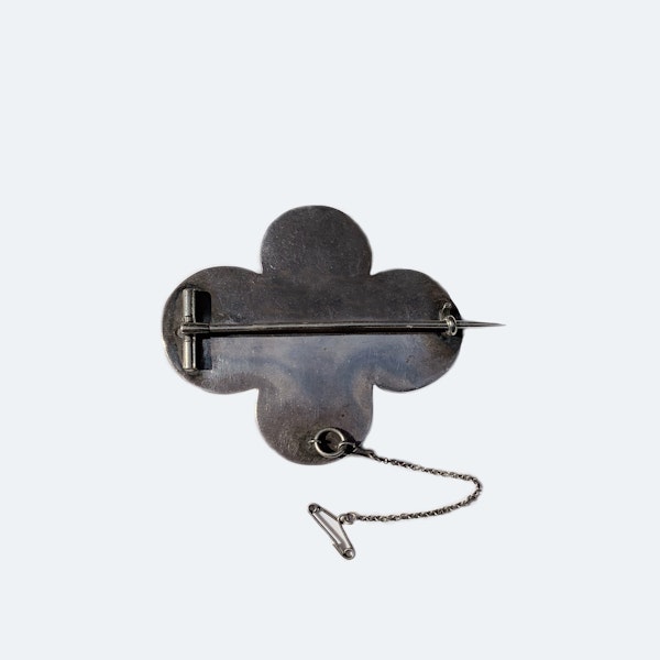 Scottish Agate & Silver Brooch | Victorian c.1880 - image 3