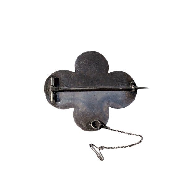Scottish Agate & Silver Brooch | Victorian c.1880 - image 3