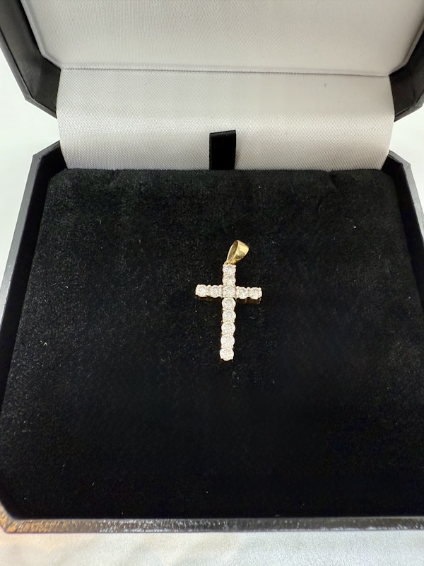 Cross, 0.86ct Diamonds. - image 2
