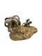 19th century Russian bronze 'Ruslan and the head' inkwell 1884 by Evgeni Lanceray. - image 3