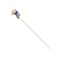 Enamelled 18ct gold & Diamond Pheasant Stick Pin | Edwardian c.1910 - image 3