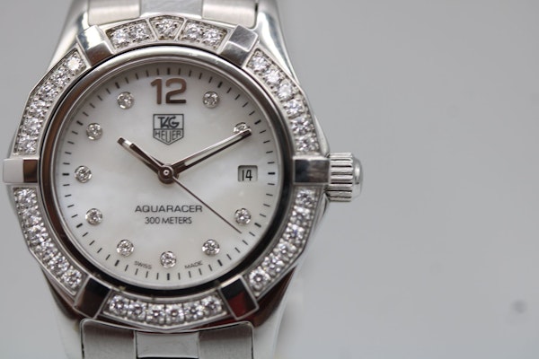 TAG Heuer Aquaracer Lady Ladies 27mm WAF1416 Watch Only - image 4