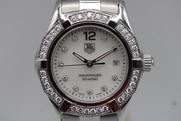 TAG Heuer Aquaracer Lady Ladies 27mm WAF1416 Watch Only - image 11
