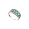Georgian Emerald & Rose Cut Diamond Five Stone Ring | c.1820 - image 4