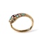 Victorian Garnet Turquoise and Gold Snake Bangle, Circa 1900 - image 3