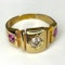 Burma Ruby Diamond Gypsy Ring -Saddingtons Jewellery Stand 375 - image 2