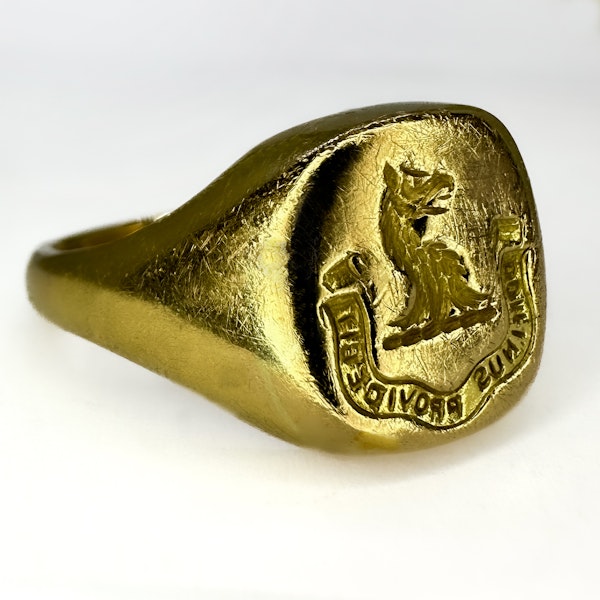 Antique Intaglio Signet Ring - Saddington Jewellery Stand 375 - image 2