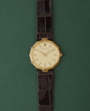 Audemars Piguet 18k Yellow Gold Dodecagon Vintage Bamboo