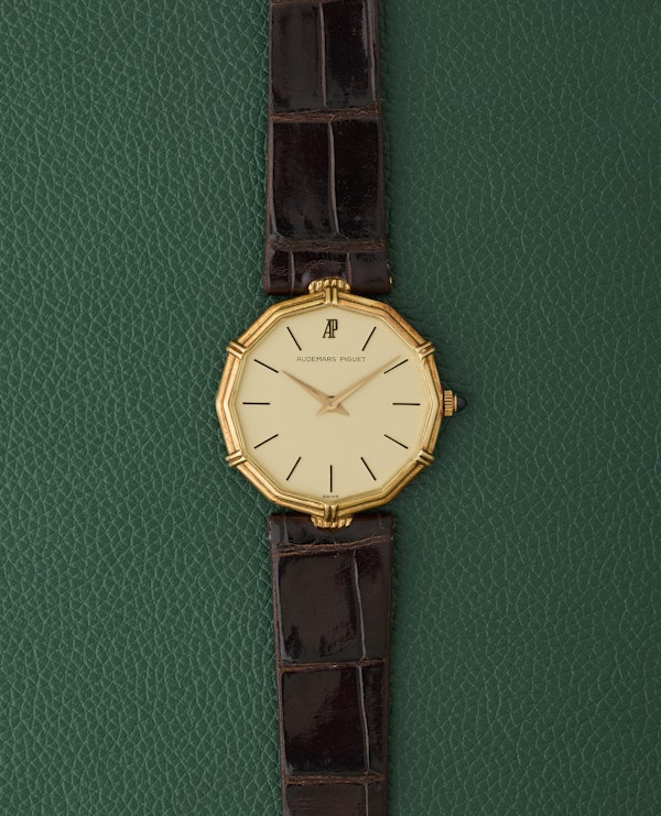Audemars Piguet 18k Yellow Gold Dodecagon Vintage Bamboo - image 1