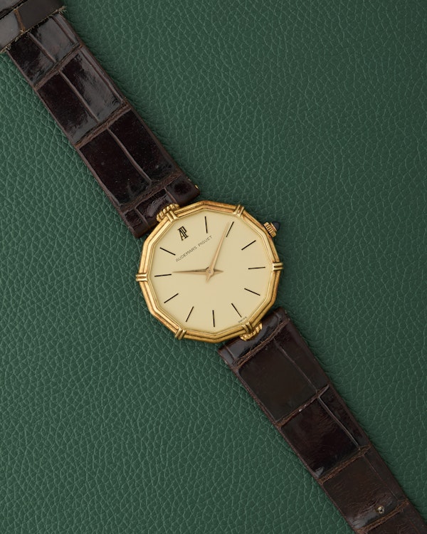 Audemars Piguet 18k Yellow Gold Dodecagon Vintage Bamboo - image 2
