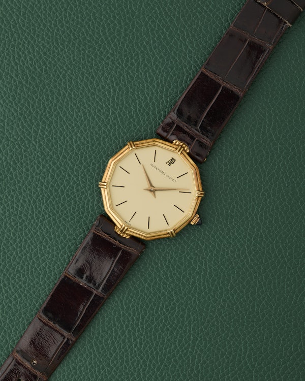 Audemars Piguet 18k Yellow Gold Dodecagon Vintage Bamboo - image 3