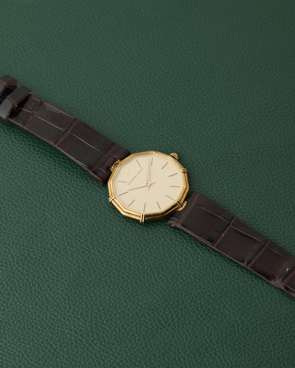 Audemars Piguet 18k Yellow Gold Dodecagon Vintage Bamboo - image 6