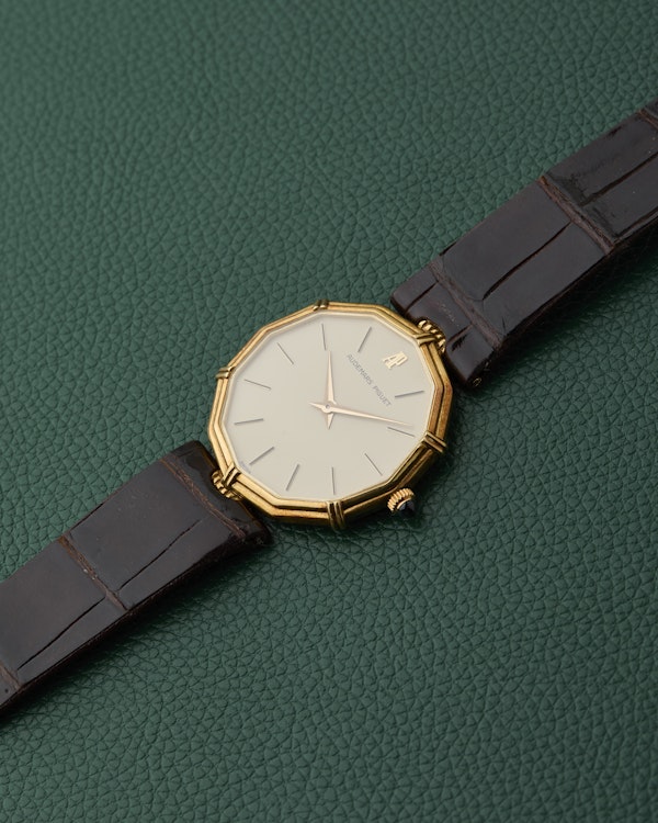 Audemars Piguet 18k Yellow Gold Dodecagon Vintage Bamboo - image 16