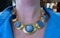 De Vroomen Star Sapphire & Gold Statement Necklace - image 2