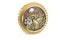 Antique Shakudō Brooch – Birds, Blossoms & Moonlit Scene - image 2