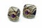 De Vroomen Amethyst & Enamel Earrings in 18ct Gold - image 2