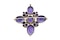 Russian Amethyst Cross in 18ct Gold - image 2