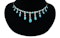 Turquoise, Diamond & Pearl Necklace - image 3