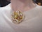 18ct Gold Multi-Coloured Natural Fancy Diamond Pendant/Brooch - image 4