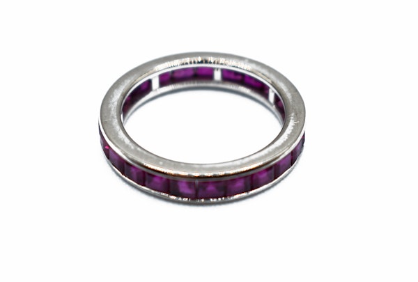 18ct Gold Channel-Set Ruby Eternity Ring by Gübelin - image 3