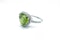 18ct Gold Heart-Shaped Peridot & Diamond Cluster Ring - image 2