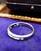 Downstairs at Grays: A very fine Platinum & Baguette Cut Diamond Half Eternity Ring. Preowned. - image 2