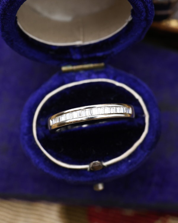 Downstairs at Grays: Platinum Bulgari Diamond Half Eternity Ring Pre-owned - image 1