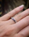 Downstairs at Grays: Alternating Sapphire & Diamond Eternity Ring Circa 1925 - image 3