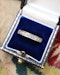 Downstairs at Grays: A very fine 18ct. White Gold Diamond Engraved Eternity Ring size L. Preowned - image 1