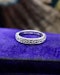 Downstairs at Grays: A fine 18ct White Gold Diamond set Half Eternity Ring Date Marked 1980 - image 4