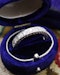 Downstairs at Grays: A fine 18ct White Gold Diamond set Half Eternity Ring Date Marked 1980 - image 2