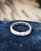Downstairs at Grays: A very fine Platinum Engraved Diamond Eternity Ring Size K1/2 Circa 1930 - image 4