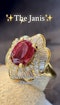 1.26ct Natural Ruby & 1.00ct Diamond Ring - image 6