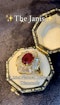 1.26ct Natural Ruby & 1.00ct Diamond Ring - image 7