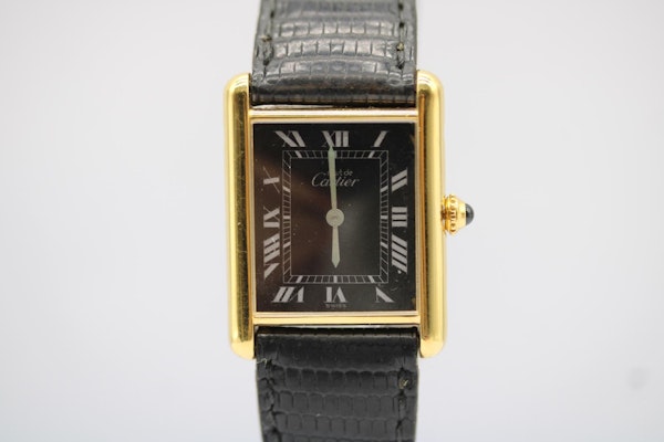 Cartier Tank Must De Cartier Tank Black Dial - image 8