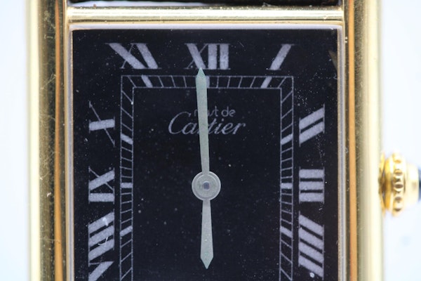 Cartier Tank Must De Cartier Tank Black Dial - image 11